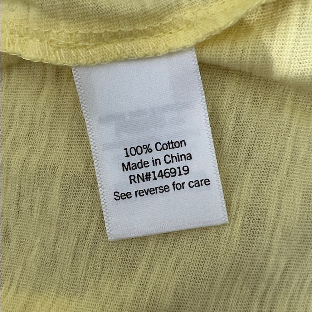 NWT - LC Lauren Conrad Sunny Yellow Eyelet Sleeve Top - Picture 6 of 6